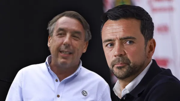 Emillio Azcárraga y Javier Mier