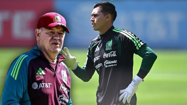 Javier Aguirre y Raúl Rangel en la selección mexicana
