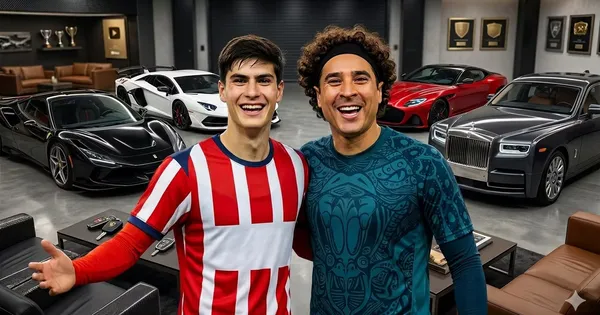 La diferencia del coche de Armando González y Guillermo Ochoa