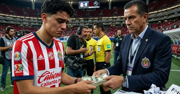 Ilustración digital de Richard Ledezma pagando multas