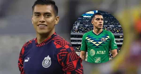 Raúl Rangel con la playera de Chivas
