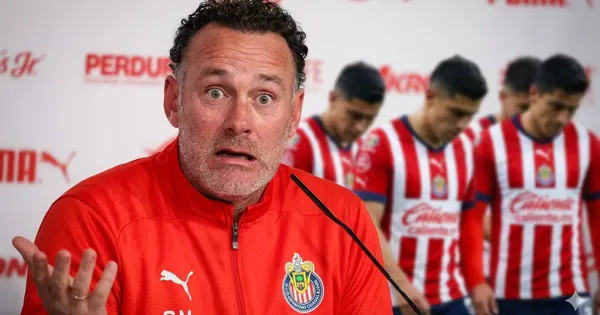 Ilustración digital de Gabriel Milito en conferencia de prensa