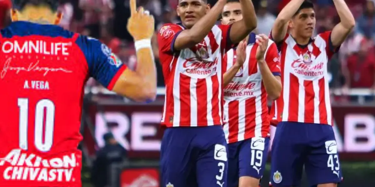 10 de Chivas y jugadores de Chivas aplauden
