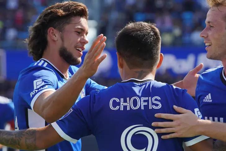 Cade Cowell y Chofis López en la MLS (Fuente: MLS)