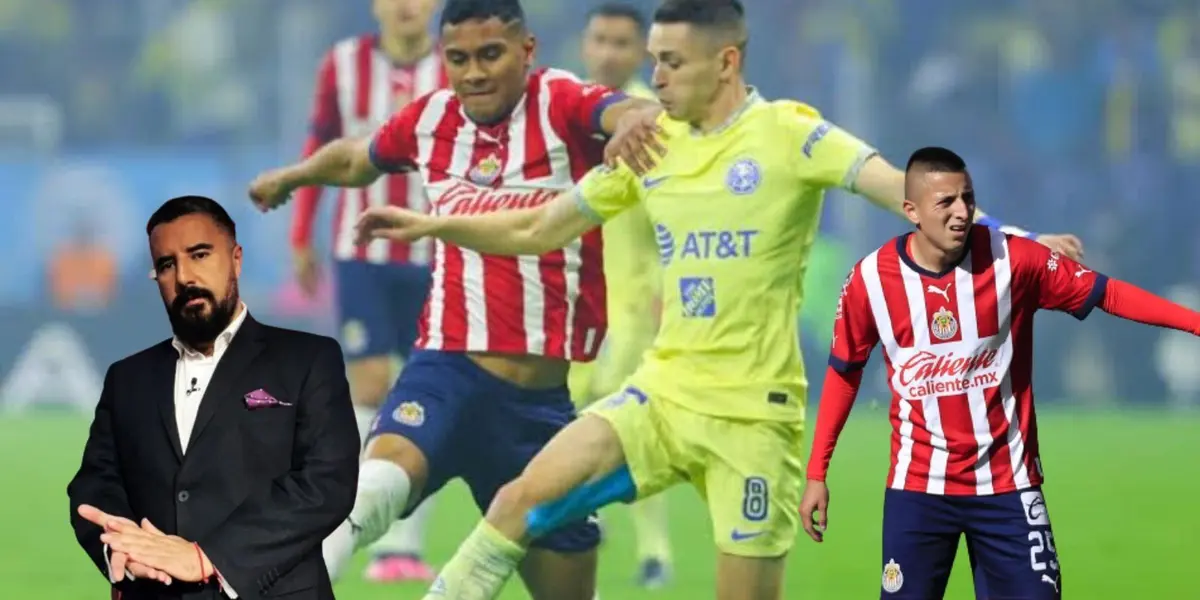 Alvarado es de los favoritos en Chivas y Álvaro Morales lo exhibe por el gol de América