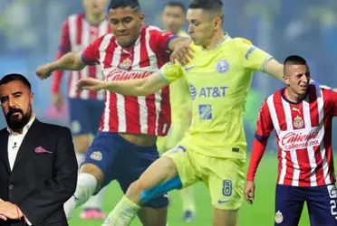 Alvarado es de los favoritos en Chivas y Álvaro Morales lo exhibe por el gol de América