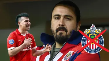 Chuky con la de PSV, Amaury Vergara y el logo de Chivas descartado