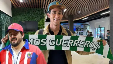 José Juan con los colores de Santos y Amaury Vergara con Chivas 