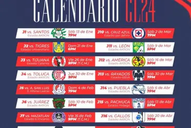 La liga MX dio a conocer el calendario para el próximo torneo, el clásico nacional se juega en el Akron.