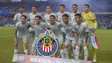 Selección Mexicana y el escudo de Chivas