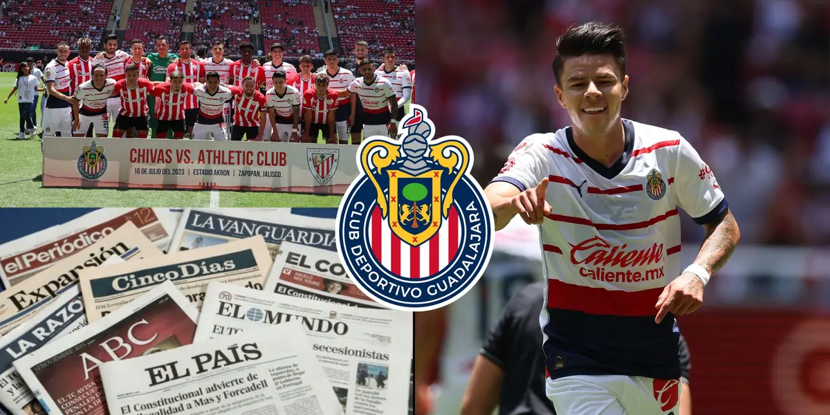 Además de Pável Pérez, el jugador de Chivas que dejó a la prensa boquiabierta a los españoles. 