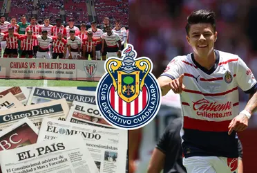 Además de Pável Pérez, el jugador de Chivas que dejó a la prensa boquiabierta a los españoles. 