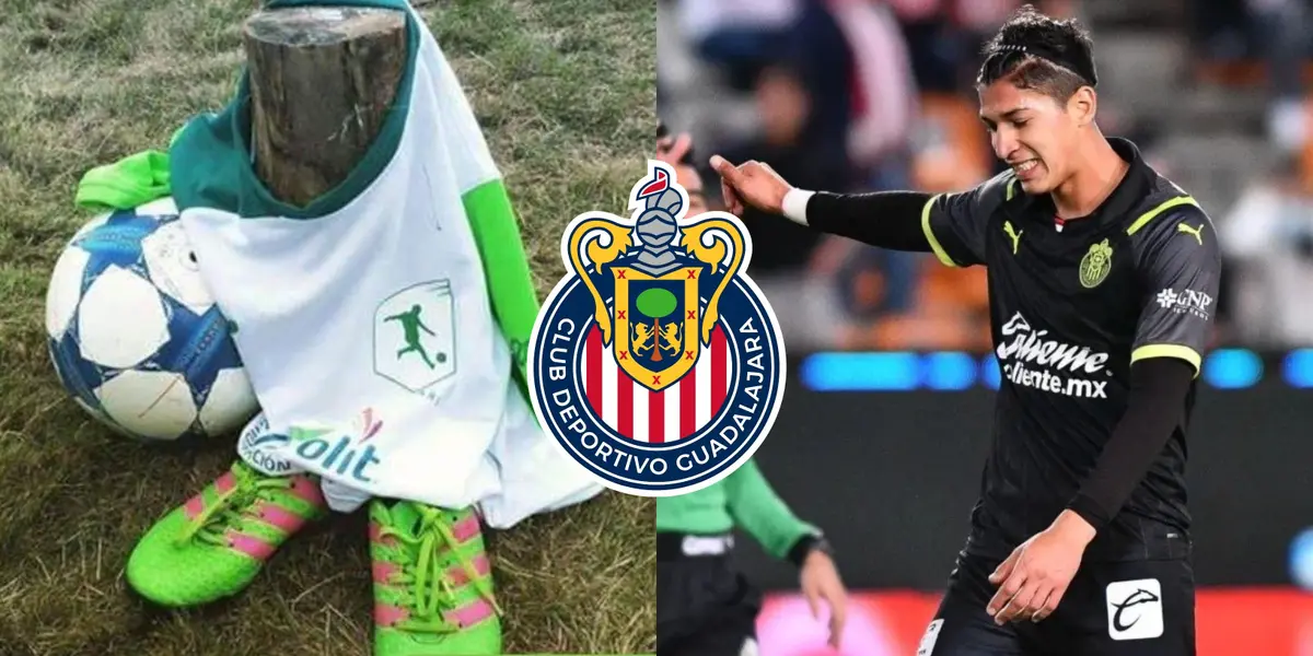 Ángel Zaldívar inició el torneo como el centro delantero titular de Chivas.