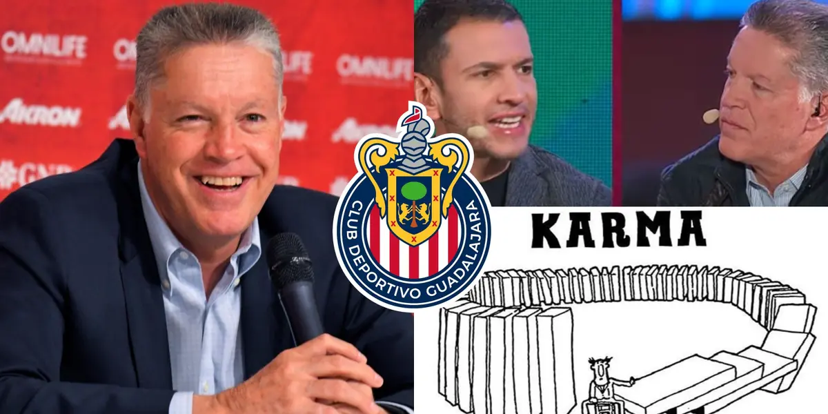 Aún fuera de Chivas, Ricardo Peláez se burla de los rojiblancos, pero el karma ya lo alcanzó.