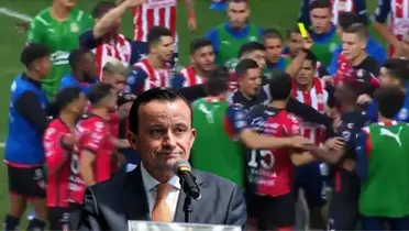 Bronca de Chivas y Mikel Arriola