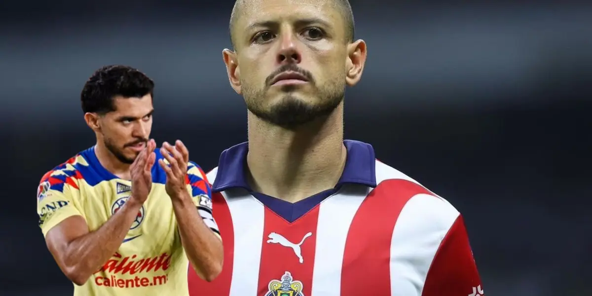 Chicharito con la de Chivas y h-enry aplaudiendo