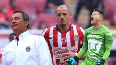 Chicharito con Ortega y Julio González/FOTO: Tribuna de la Bahía