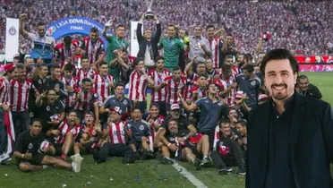 Chivas campeón y Amaury Vergara/FOTO: Esto