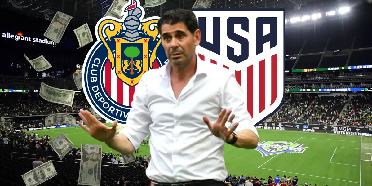 De llevarse a la bolsa 8 millones en Chivas, lo que Fernando Hierro podría ganar con los Estados Unidos. 