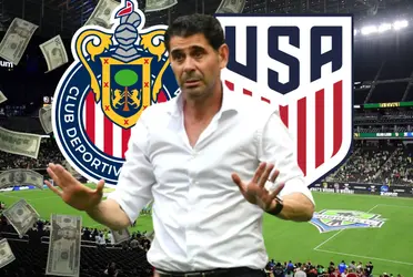 De llevarse a la bolsa 8 millones en Chivas, lo que Fernando Hierro podría ganar con los Estados Unidos. 