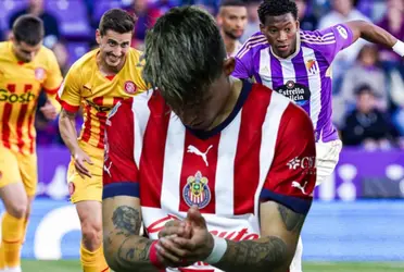 Desde España llegó a Chivas el jugador que reemplazaría a Cristian Calderón, 'Chicote' no renovó su contrato.  