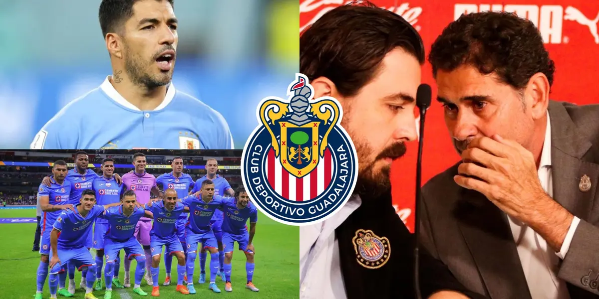 El Cruz Azul haría perder una fortuna a Chivas si logran contratar a Luis Suárez. 