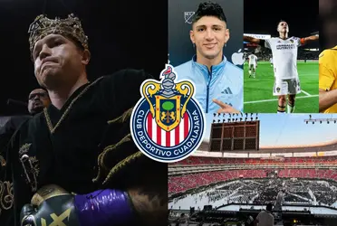 El delantero que Veljko Paunovic quiere desde que llegó a Chivas estuvo en el Akron viendo la pelea del Canelo.