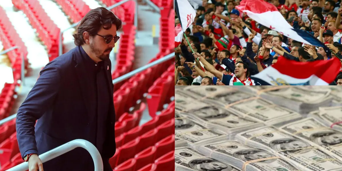 El dueño del Guadalajara estuvo presente en el Estadio Akron.