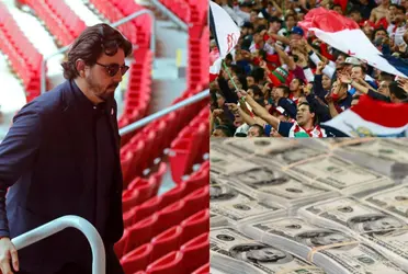 El dueño del Guadalajara estuvo presente en el Estadio Akron.