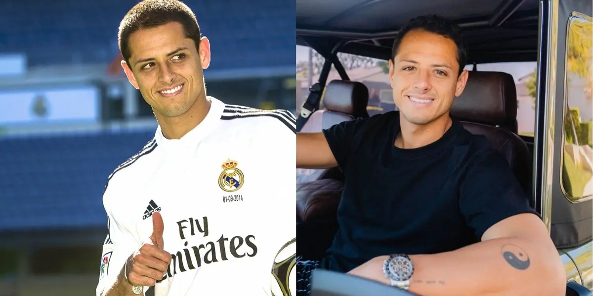 El ex delantero del Real Madrid, Javier Hernández, viajaban coche de 150 mil euros y ahora en esto