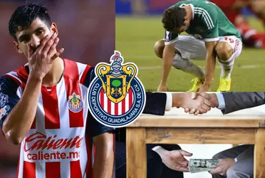 El ex jugador de Chivas, que no rindió, llegó a la selección mexicana por palancas y le llega el karma 