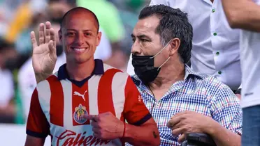 el gesto de Chicharito con Benja Galindo