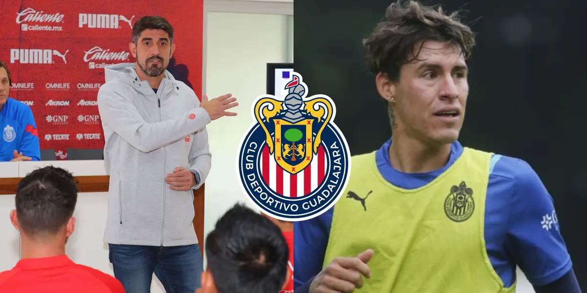 El gesto de Cristian Calderón en la primera charla técnica de Veljko Paunović, 'Chicote' podría salir de Chivas.