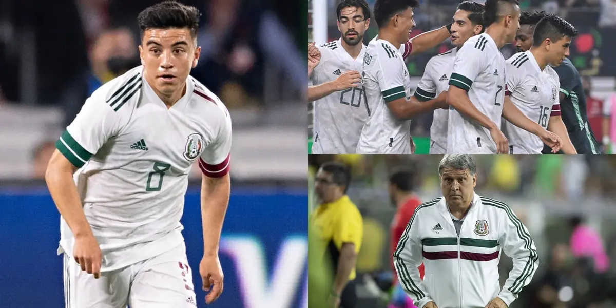 El mediocampista del Rebaño brilló con la selección mexicana.
 