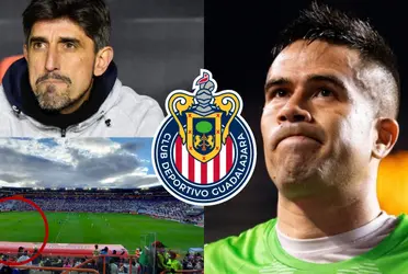 El que sería el próximo sustituto de Miguel Jiménez en el arco de Chivas estuvo en el Estadio Hidalgo. 