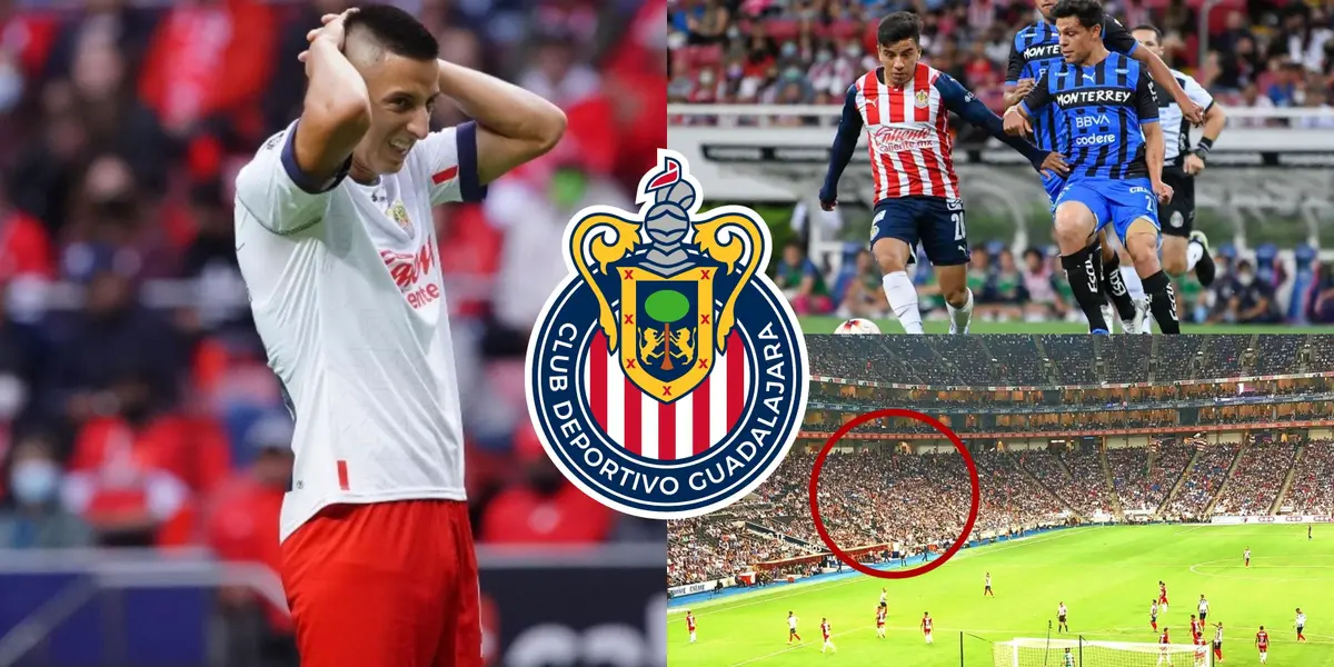 El reemplazo de Roberto Alvarado en Chivas estuvo presente en el estadio BBVA durante el partido contra Monterrey.