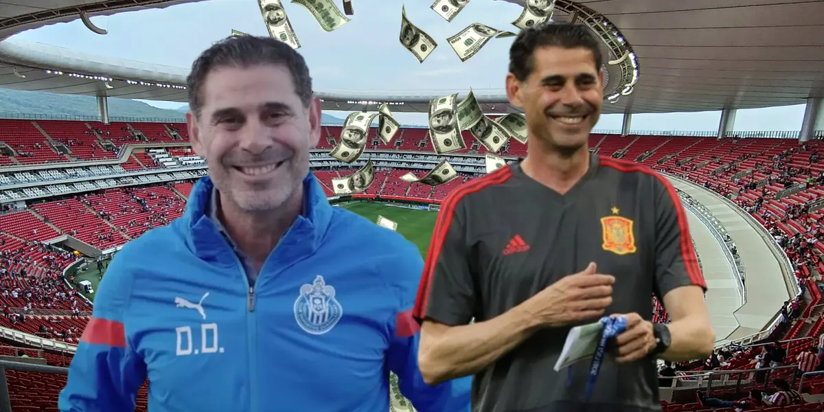 El salario de Fernando Hierro en Chivas a diferencia de lo que cobraba en la selección española. 