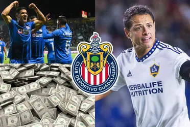 En Cruz Azul se podrían gastar más de 120 millones de pesos para que 'Chicharito' no vuelva a Chivas.