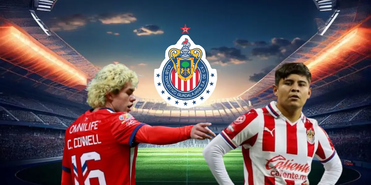 Foto: Cade Cowell y Chofis López en Chivas