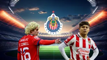 Foto: Cade Cowell y Chofis López en Chivas