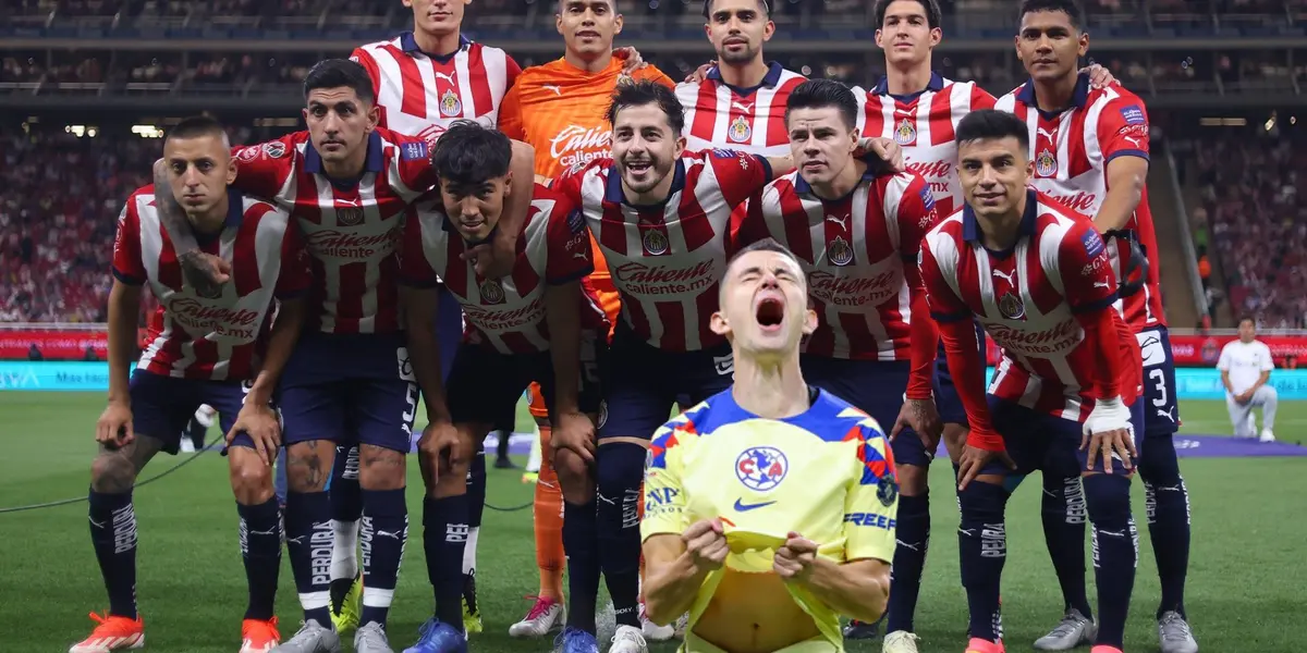 Foto de jugadores de Chivas y Fidalgo