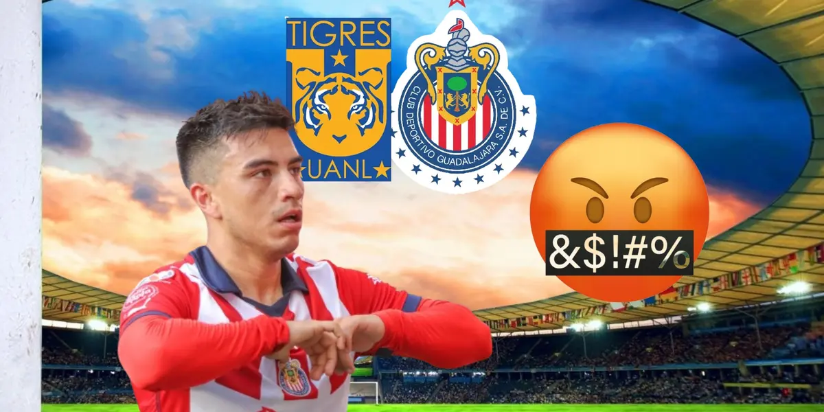 Foto: Fernando Beltrán en Tigres vs Chivas