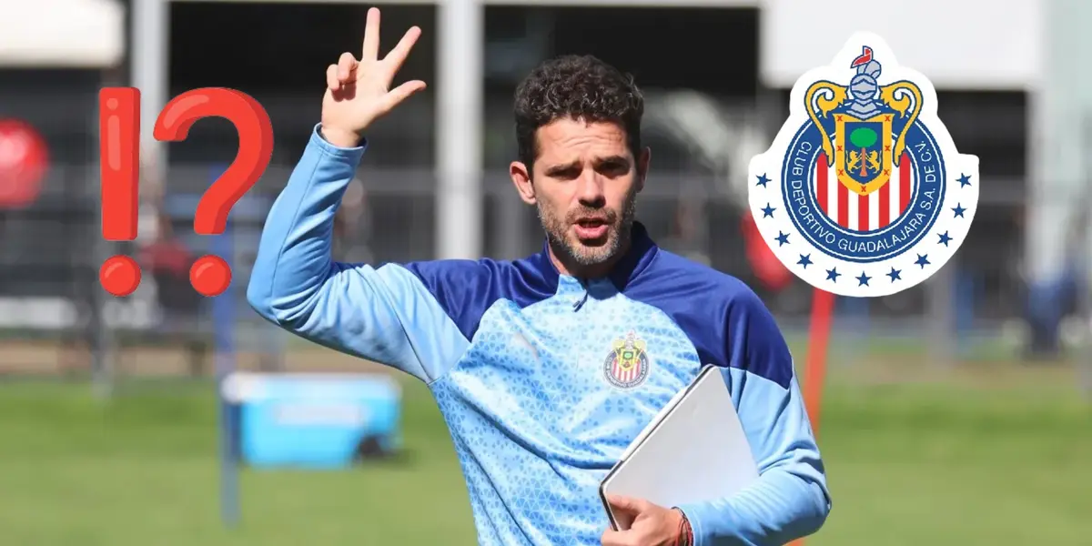 Foto: Fernando Gago en el entrenamiento de Chivas