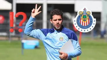 Foto: Fernando Gago en el entrenamiento de Chivas