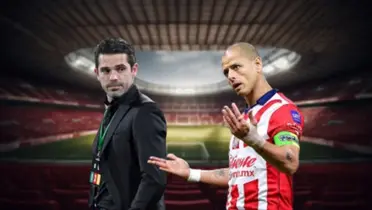 Foto: Fernando Gago y Chicharito Hernández en Chivas