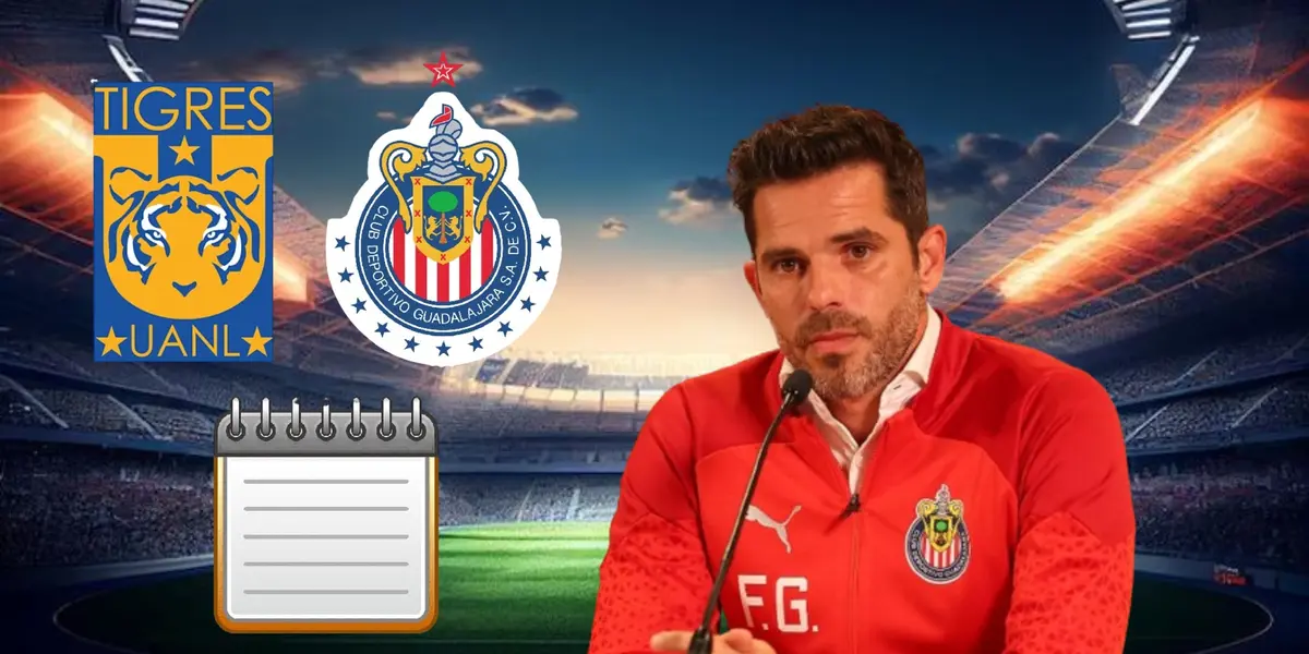 Foto: Fernando Gago y los convocados en Chivas para visitar a Tigres