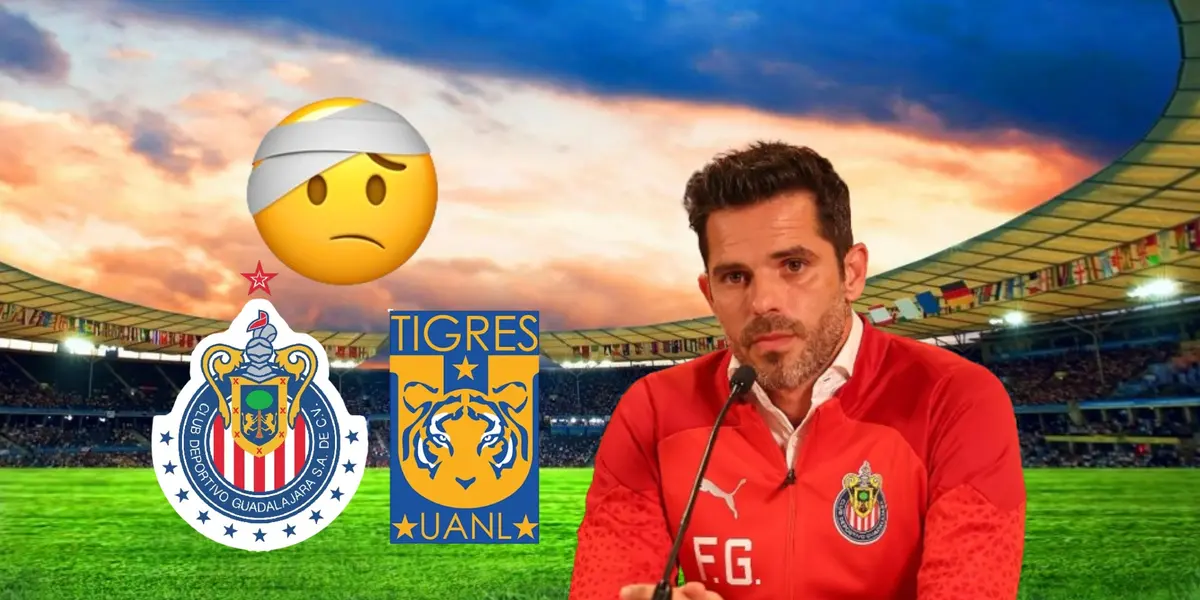 Dolor de cabeza para Gago, todas las bajas que tendrá Chivas para visitar a Tigres