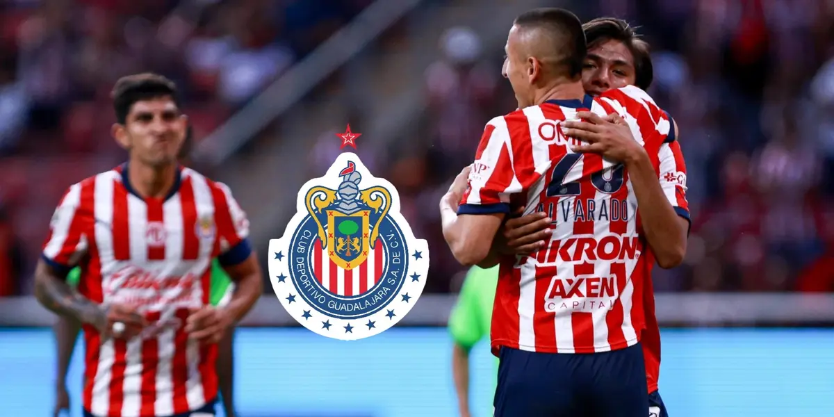 Foto: Festejo de gol en Chivas