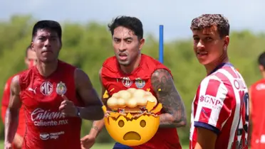 Foto: Fidel Barajas, Daniel Aguirre y Omar Govea en Chivas