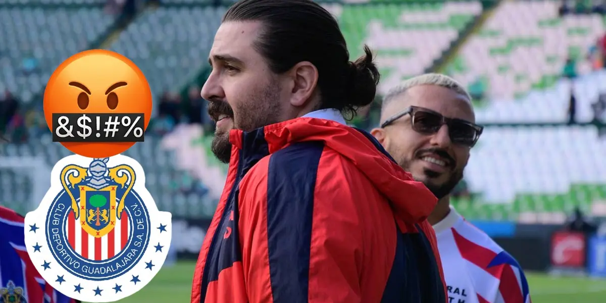 Foto: Fútbol Total / Amaury Vergara al frente del Guadalajara